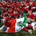 Jugadores mexicanos celebran después de derrotar a Puerto Rico en los cuartos de final del Clásico Mundial de Béisbol. Foto: Cristóbal Herrera-Ulashkevich/EFE.