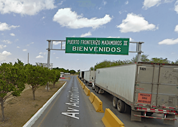 Puesto fronterizo, Matamoros, México. Foto: AP.