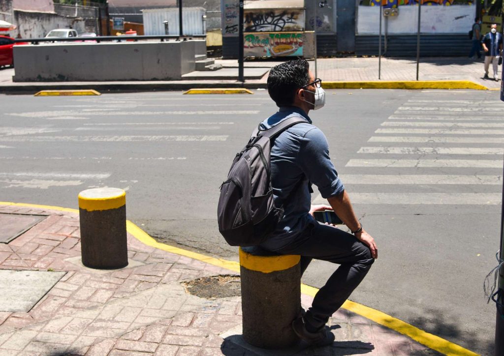 The corner of Avenida Morelos through which ninety-three years ago Mella and Modotti crossed.  Photo: Kaloian.