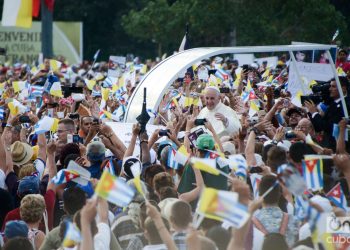 El papa Francisco durante su visita a Cuba en septiembre de 2015. Foto: Kaloian.