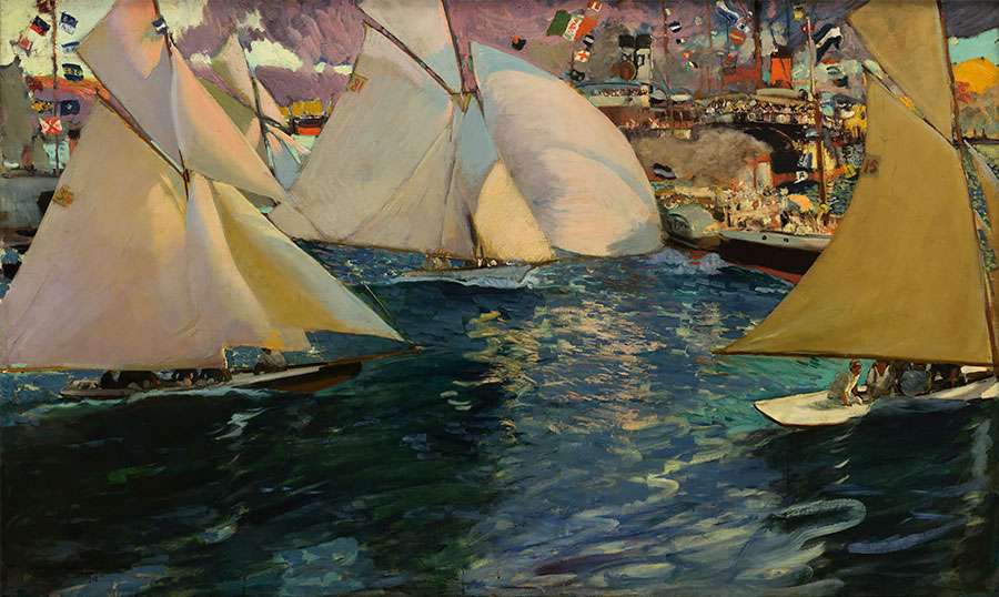 "regattas" (1908), another work from the Havana collection. 