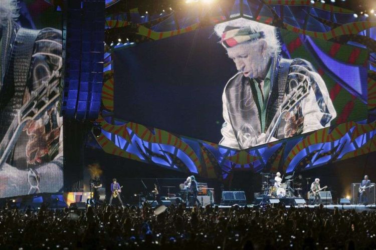 "Havana Moon", concierto de los Stones en La Habana el 25 de marzo de 2016. Foto: Reuters.