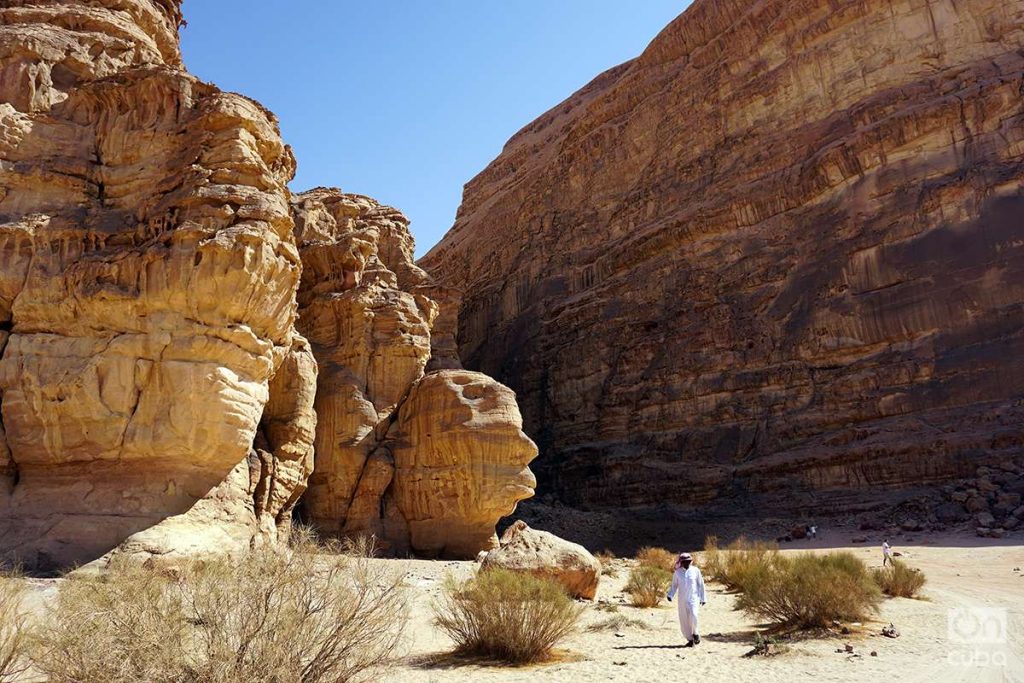Wadi Rum is one of the most visited places in Jordan.  Photo: Alejandro Ernesto.