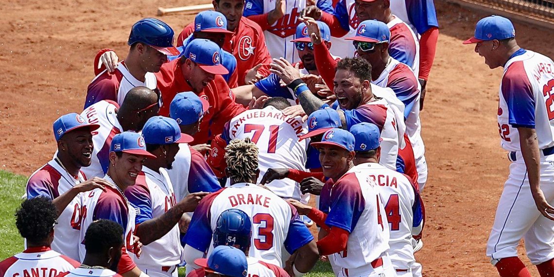 La novena cubana destruyó el picheo de Taipéi de China. Foto: Ritchie B. Tongo.