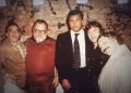 De izquierda a derecha, García Márquez, Sergio Leone, Muhammed Ali, Robert De Niro y Gianni Mina. Foto: Perfil oficial de Gianni Mina en Facebook.