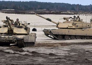 Los tanques Abrams. Foto: ABC News.