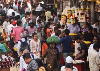 Mercado en Bombai, India. Foto: Reuters.