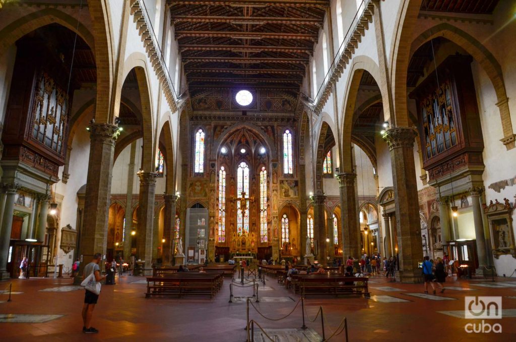 Interior of the Basilica of Santa Croce.  Photo: Kaloian.