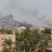 Bombardeo en Jartum, la capital sudanesa, el 19 de abril. Foto EFE.