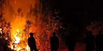 Incendio forestal en Mantua, Pinar del Río. Foto: Tele Pinar / Facebook / Archivo.