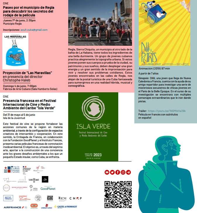 Programa 4ta semana del mes de la cultura francesa en Cuba