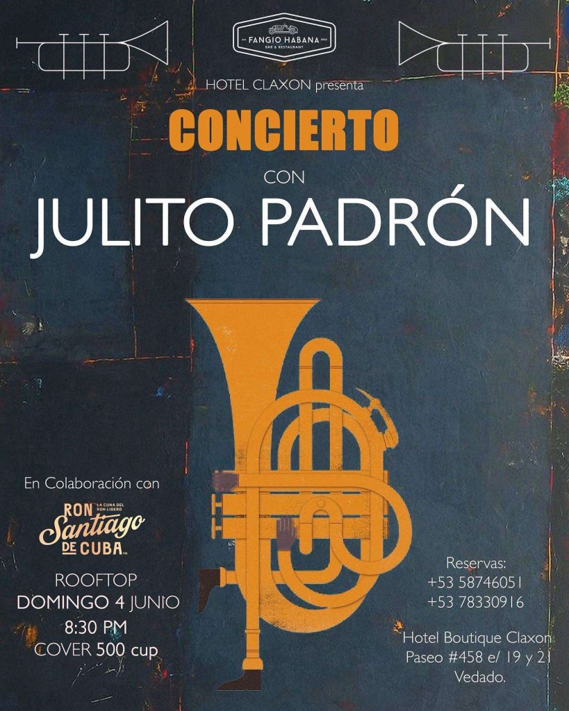 Julito Padrón en concierto en Fangio Habana