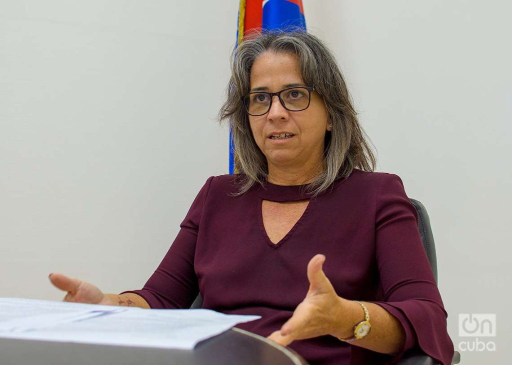 Laura Pujol, subdirectora general de Asuntos Consulares y Atención a Cubanos Residentes en el Exterior del Minrex. Foto: Otmaro Rodríguez.
