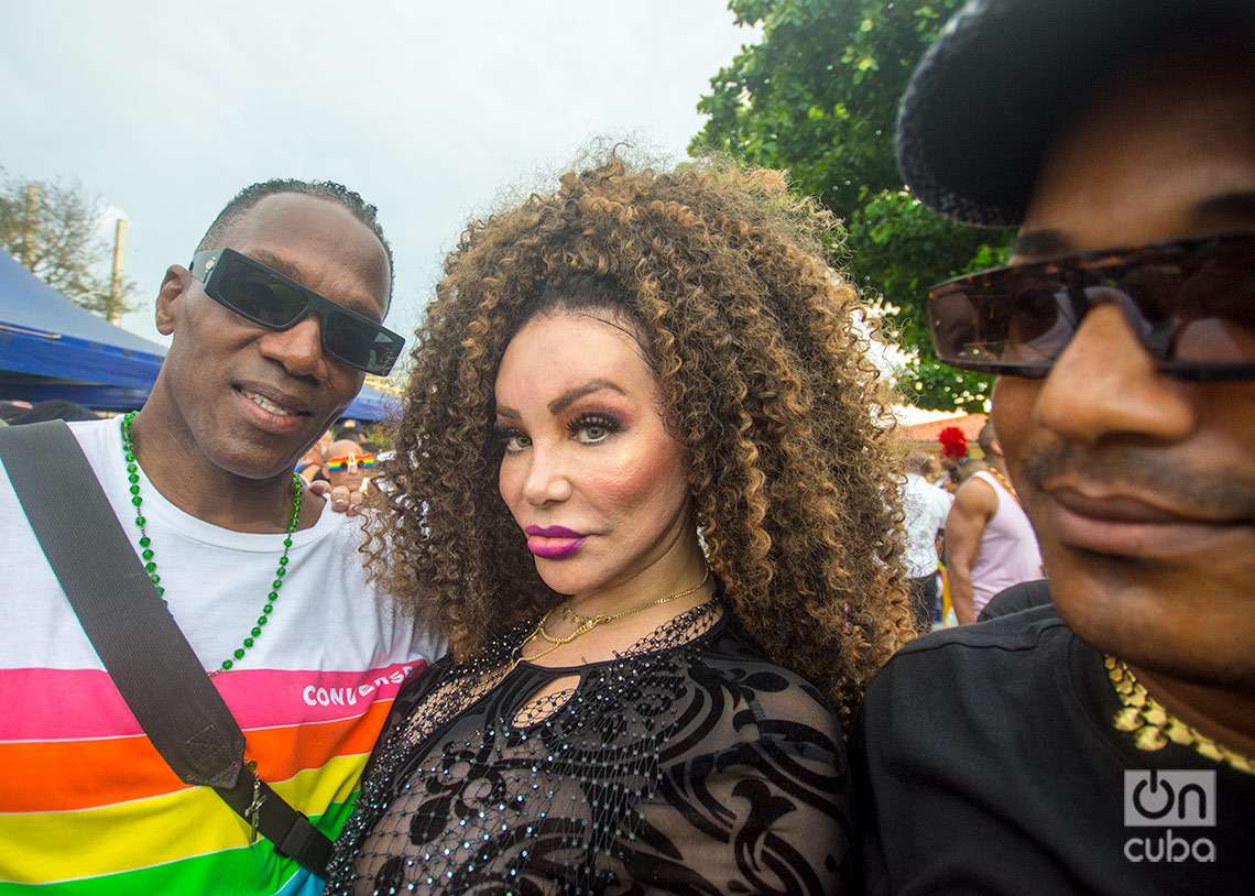 Conga Cubana contra la Homofobia y la Transfobia, realizada en La Habana el sábado 13 de mayo de 2023. Foto: Otmaro Rodríguez.