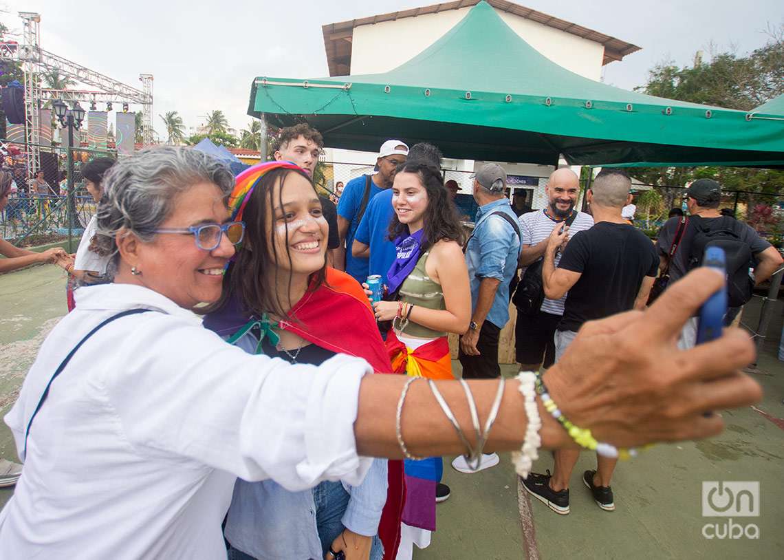 Conga Cubana contra la Homofobia y la Transfobia, realizada en La Habana el sábado 13 de mayo de 2023. Foto: Otmaro Rodríguez.