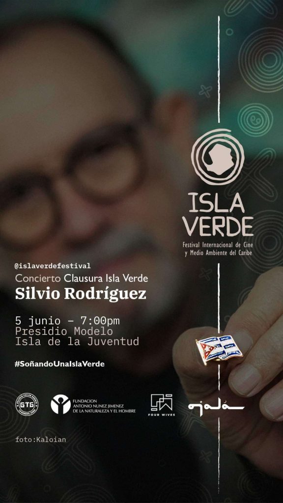 Silvio Rodríguez in closing concert of the Isla Verde Festival