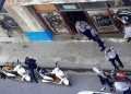 Fuerzas policiales en el lugar donde ocurrió un tiroteo en Centro Habana. Foto: tribuna.cu / Archivo.