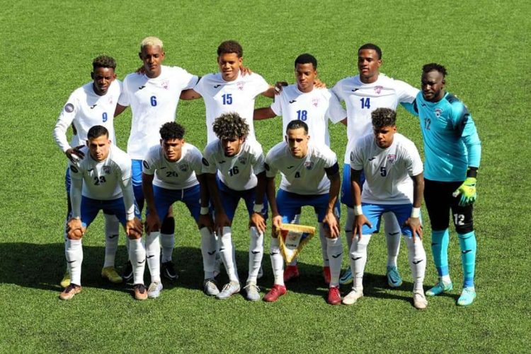 Selección cubana de fútbol. Foto: tomada de @selecciondecuba/Twitter.