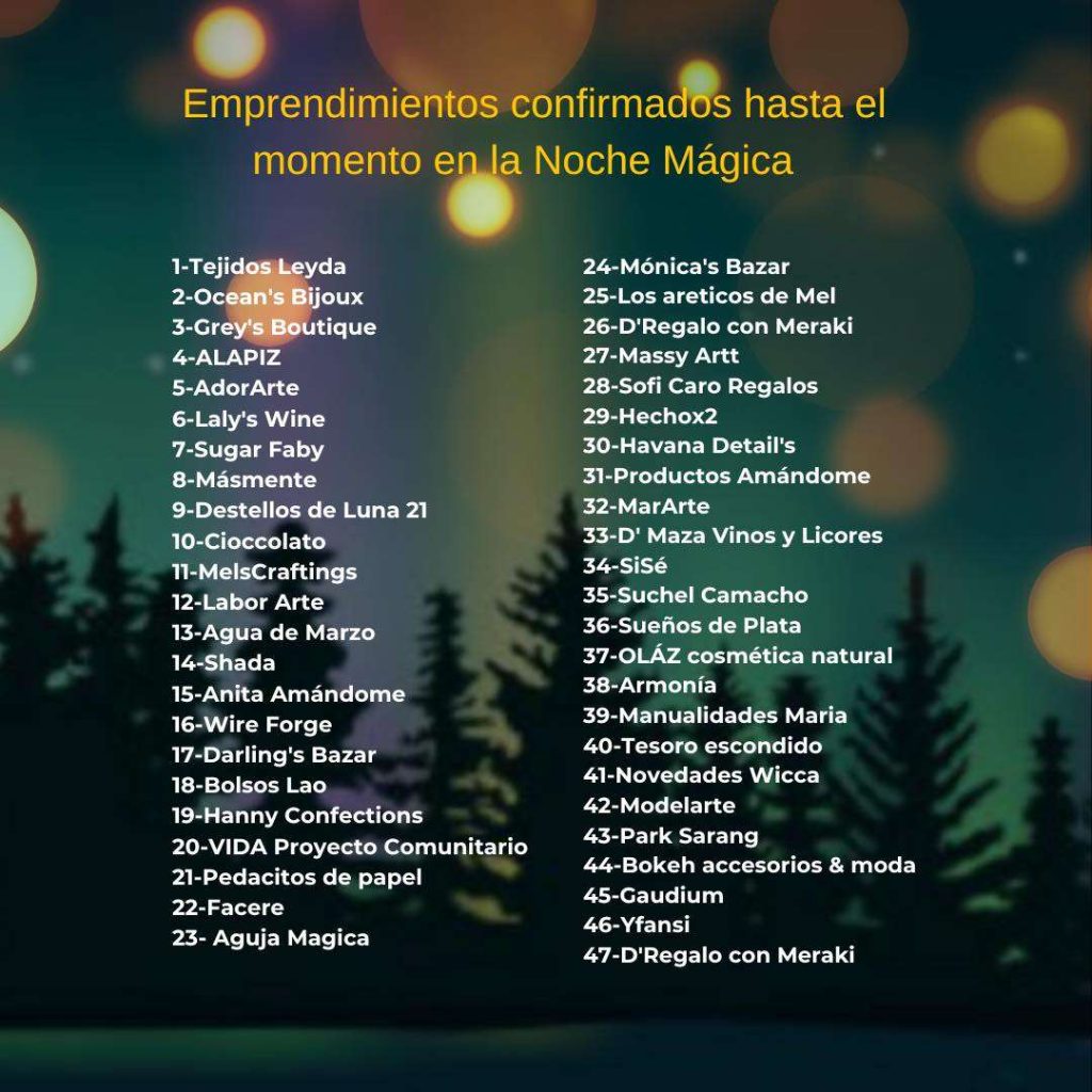 noche mágica en la quinta de los molinos 19 de mayo emprendimientos