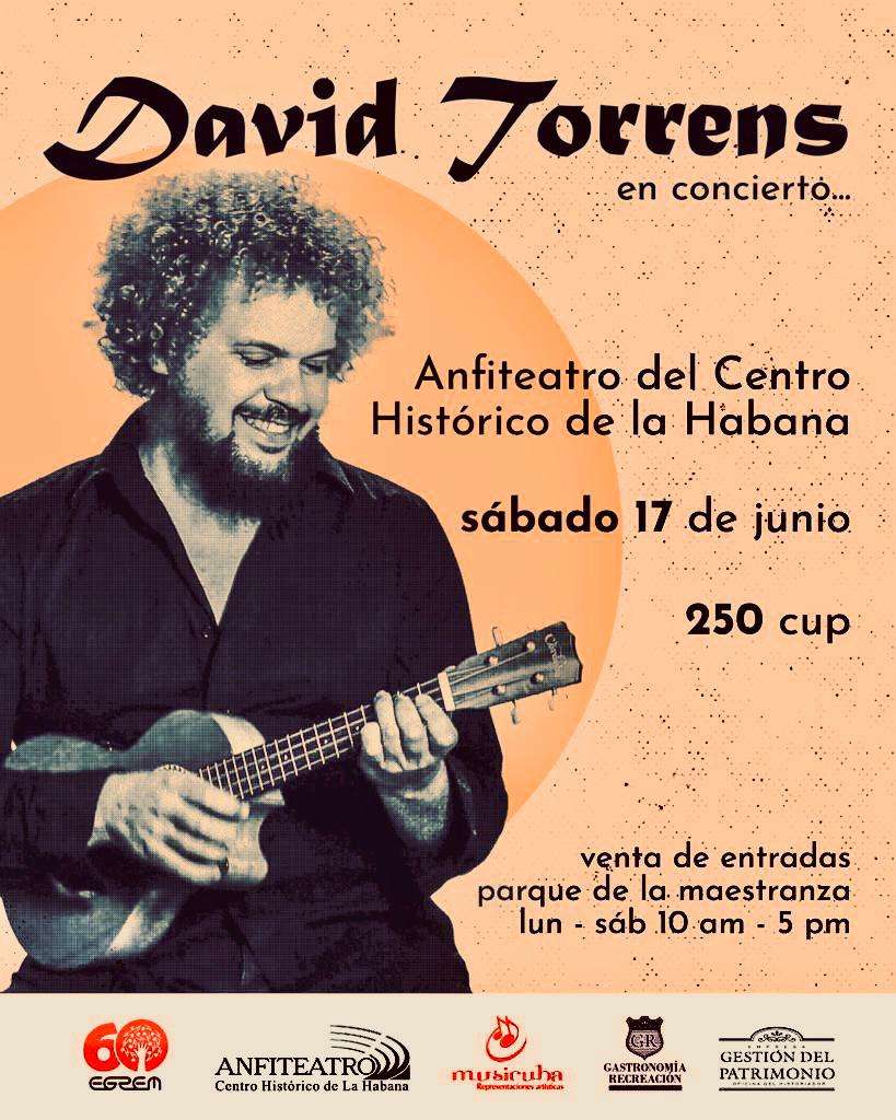 David Torrens en el Anfiteatro de La Habana