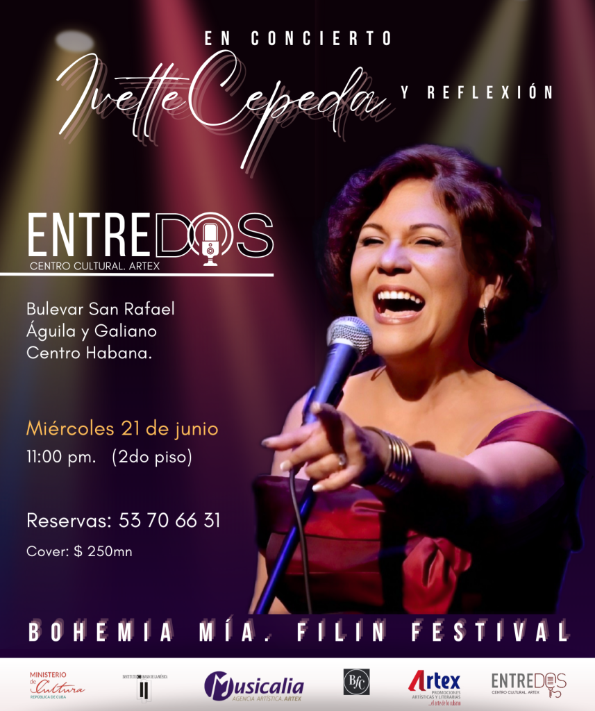 Ivette Cepeda en concierto