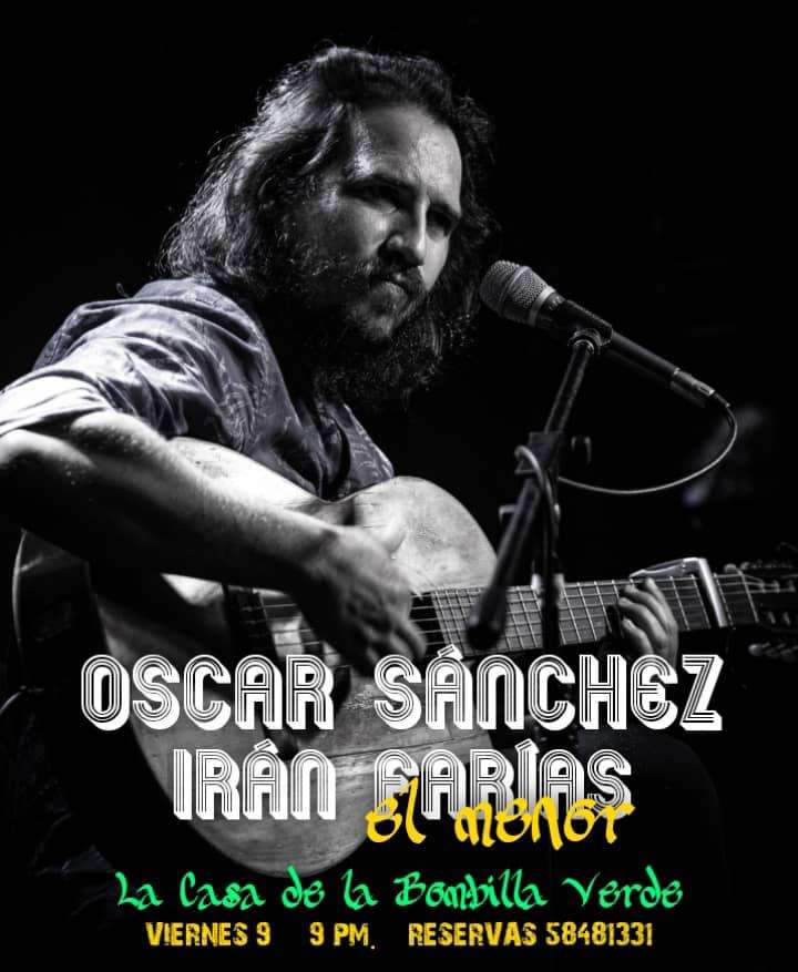 Oscar Sánchez e Irán Farías en concierto
