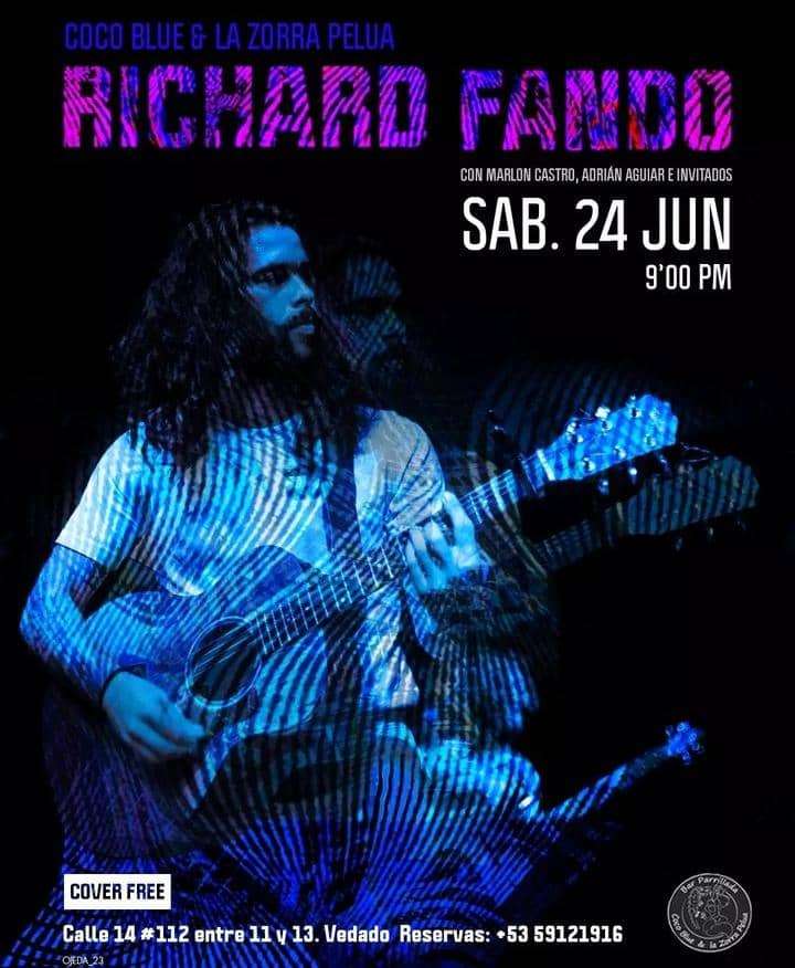 Richard Fando en concierto