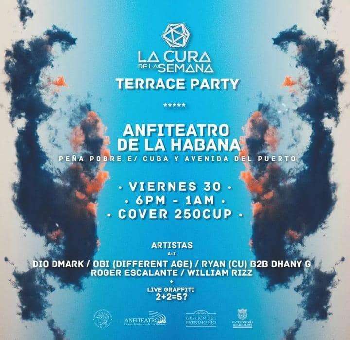 Terrace Party en el Anfiteatro de La Habana