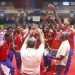 Cuba celebra con el trofeo el Panamericano Sub 21. Foto: norceca.net.