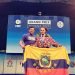 Angie Palacios ganó este año un bronce en el Panamericano de levantamiento de pesas, en Argentina. Foto: del perfil en Facebook de Sebastián Palacios.