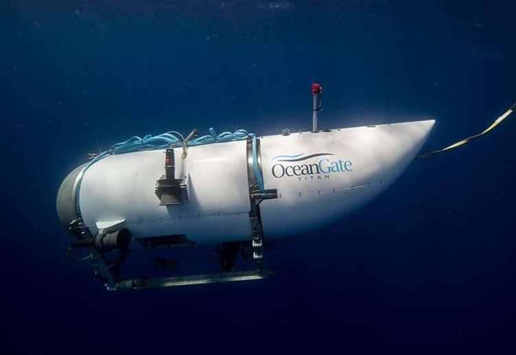 Un Submarino turístico con capacidad para cinco personas desapareció desde el domingo. Foto: Ocean Gate/. EFE.