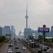 Una vista del centro de Toronto, afectado por el humo. Foto: EDUARDO LIMA/EFE/EPA.