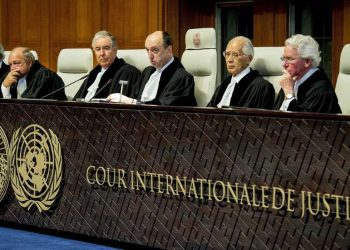 Jueces de la Corte Internacional de Justicia, La Haya, Suiza. Foto: El Tiempo.