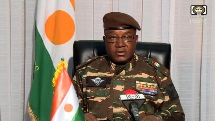 El general Abdourahamane Tchiani. Foto: France 24.