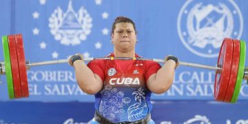 La pesista cubana Marifélix Sarría. Foto: Jit / Archivo.