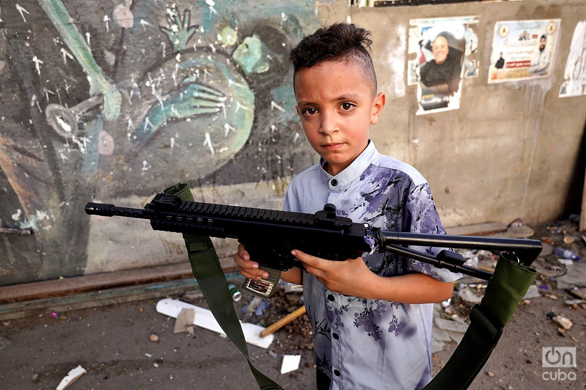 Más de la mitad de los habitantes del campo de refugiados son menores de edad. Foto: Alejandro Ernesto. 