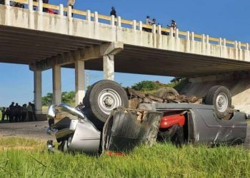 Accidente de tránsito en Consolación del Sur, Pinar del Río, deja una víctima mortal y dos lesionados. Foto: Tele Pinar / Facebook.