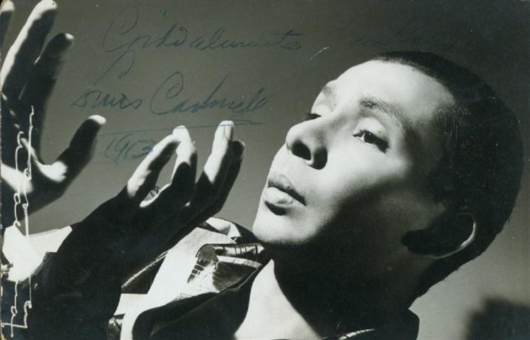 Luis Carbonell en una fotografía autografiada. Foto: Habana Radio / Archivo.