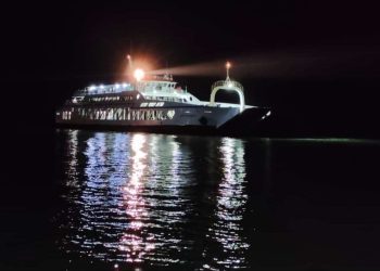 Ferry Perseverancia realiza exitosa prueba con pasajeros entre Batabanó y la Isla de la Juventud. Foto: GEMAR / Facebook.