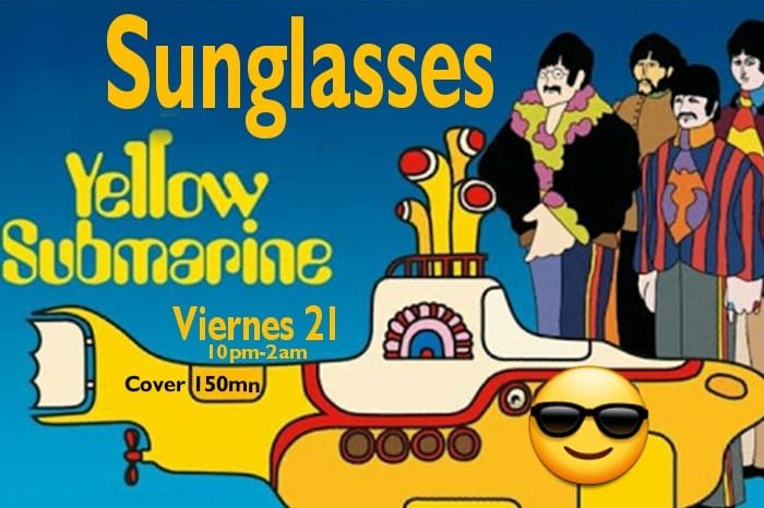 sunglasses en el submarino amarillo