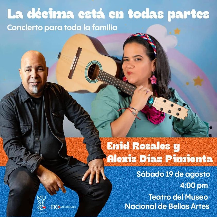 Enid Rosales y Alexis Díaz Pimienta en concierto
