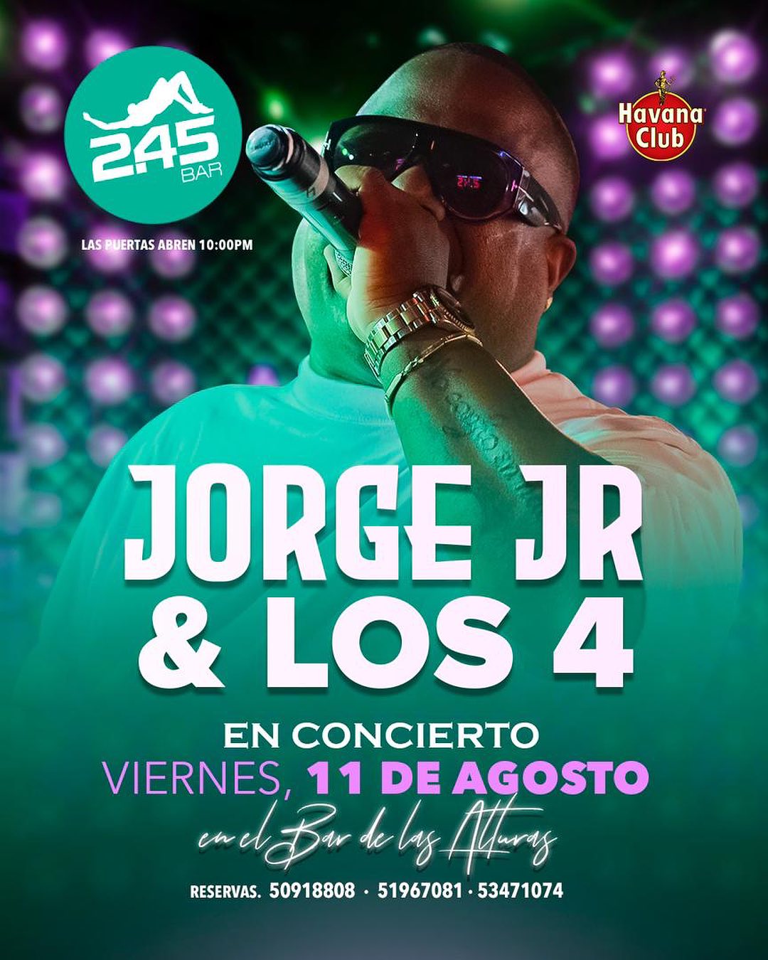 Jorge Jr y Los 4 en concierto
