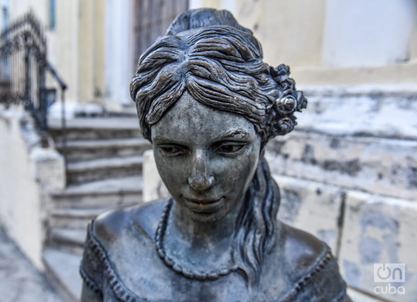  La sutil expresión de tristeza en sus ojos de la escultura de Cecilia Valdés. Foto: Kaloian.