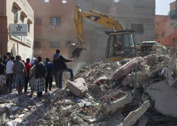 Daños causados por el terremoto en Marruecos. Foto: EFE.
