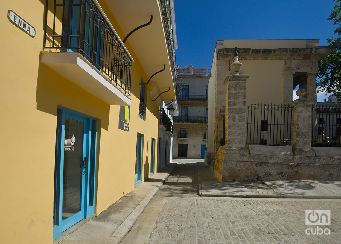 Calle Enna, la más pequeña de La Habana. Foto: Otmaro Rodríguez.