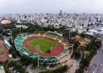 El Estadio Olímpico Félix Sánchez de República Dominicana será la sede de la selección cubana de fútbol en la próxima fecha de la Liga de Naciones. Foto: Tomada de Fútbol Total RD.