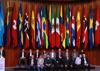 Conversaciones de paz en México entre el Gobierno colombiano y el ELN, febrero de 2023. Foto: AP.