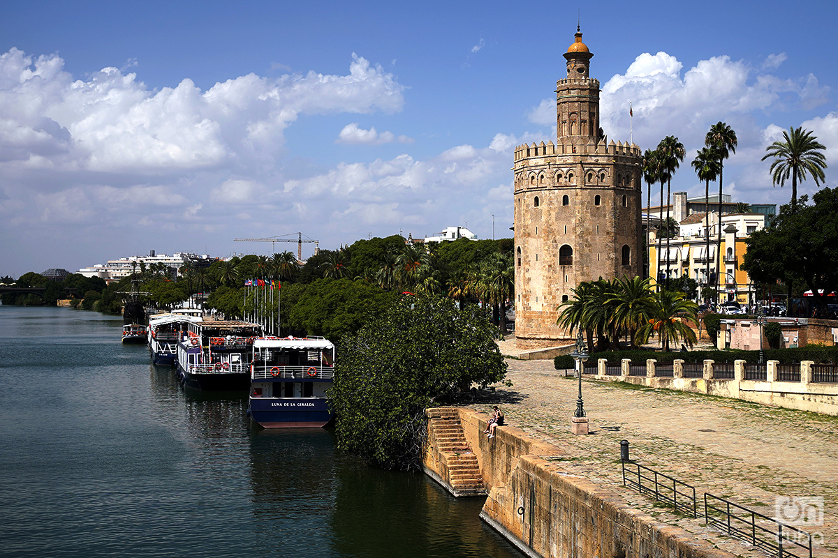 La Torre del Oro, a orillas del río Guadalquivir. Foto: Alejandro Ernesto.