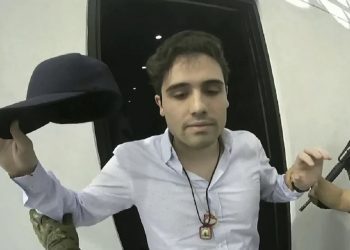 Captura de pantalla del video donde se muestra a Guzmán López, en 2019. Foto: Ap.