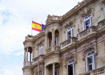 Embajada de España en La Habana. Foto: Consulado General de España en La Habana/Twitter.